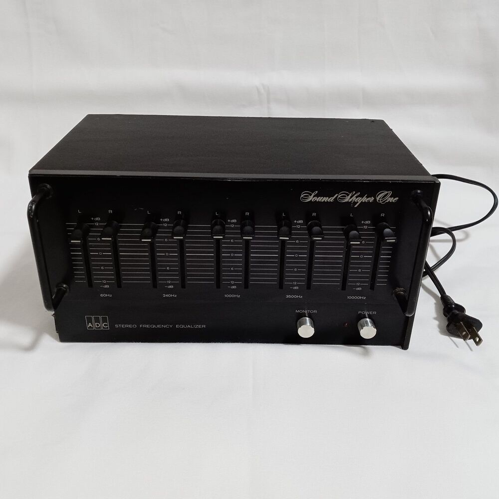Vintage ADC Sound Shaper One Stereo Frequency Equalizer  SS1 TESTED/WORKING